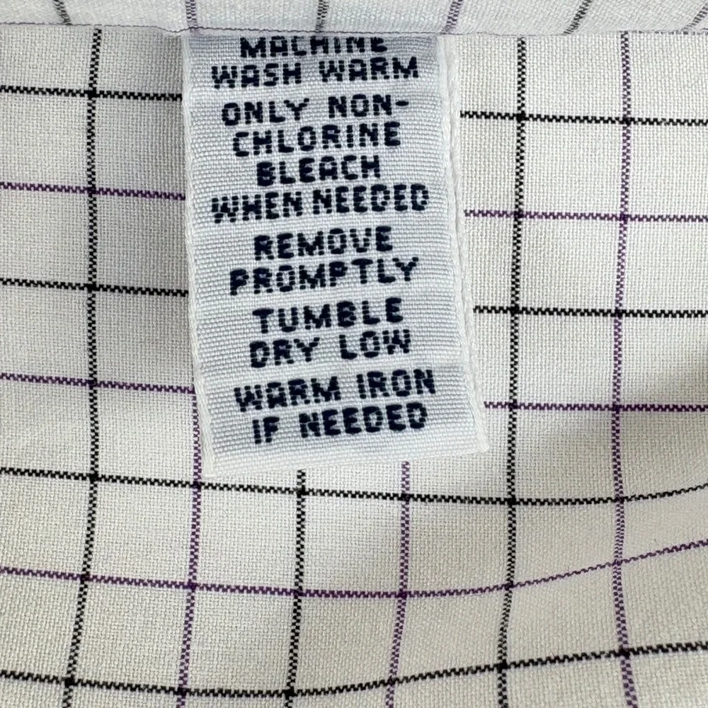 Polo Ralph Lauren Classic Fit Men's‎ Purple/ Black Plaid Button Down Shirt